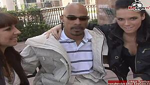 Hey sluts, wanna share this BBC with us skinny brunettes in FFM?