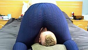 Sensual Tights Contrast Big Butt Pawg