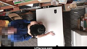 i caught the suspect tricking the lp officer in the garage