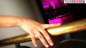 i slide my cock into the ladyboy's tight ass. he rolls his eyes in pure ecstasy.