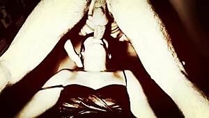 retro scene with deepthroat and anal pounding action