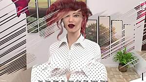 yo, check this gameplay of knockout master part 11 with the hot redhead!