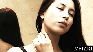 Watch This Hot Sexy Asian Babe Masturbating in Bathroom for Quick Thrill