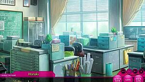 Ochiru Hitozuma Part 7 features intense blowjob in anime hentai game