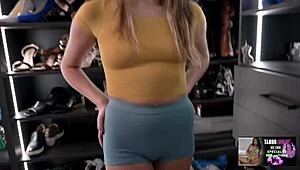 busted step daughter selina bentz tries anal first time with luke longly