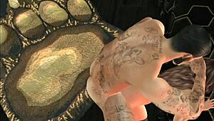 Babydoll helps friend close barber shop, then pleases him with blowjob and squirting