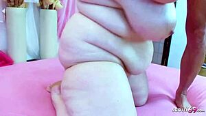 Hey, wanna see this BBW teen with huge saggy tits get pounded rough?