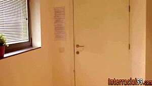 slut gets interracial fucked with big black cock