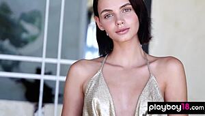 i can’t stop watching skinny brunette lilit ariel pose naked