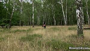 Two hot girls have fun painting each other in a creative session.