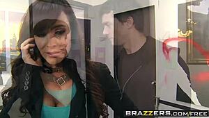 Brazzers Stars Ava Addams and Lisa Ann Busted