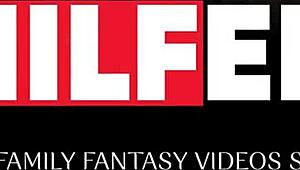 big cumshot covers my step mom after rough pounding