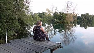 Quick Outdoor Fun by the Lake Turns Wild