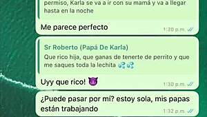 Hot whatsapp chat with best friend's stepfather leads to intimate encounter - tara rico