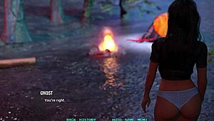 Girls splashing water in triangle 17