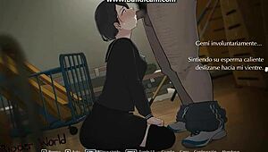 tsugumi cheats on her boyfriend with professor in sneaky webcam session