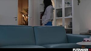 Me, Myself, and I - Zuzu Sweet Explores Solo in a Steamy Shemale Scene.