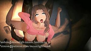 Anime Cowgirl Squirting Creampie Compilation