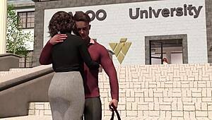 taboo university 1 1 - WATCH redhead in wild 3d action