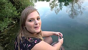 Quick Outdoor Fun by the Lake Turns Wild