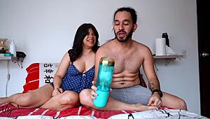 Man, this Hayden toy from Honey Play Box blends my cock crazy