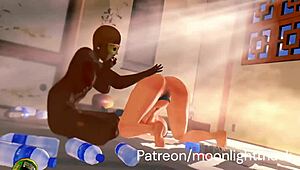 Anime Cowgirl Squirting Creampie Compilation