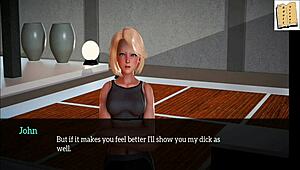 My New Family 19: Blonde Teen With Small Tits In Cartoon Style.