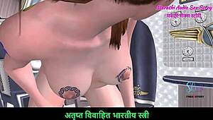 Cute girl in airplane nude poses in 3d animated porn