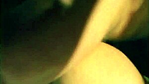 Back in the day, blonde learns hardcore moves in car for retro scene.