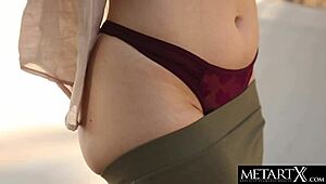 Watching This Cute Teen Finger Herself to Climax in Sunshine