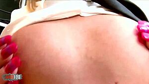 cute Russian student hides a naughty side under her skirt