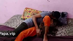 Young Sexy Indian Girl Feels Raw Emotion in First Defloration