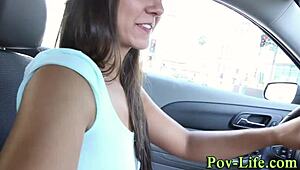 Teen 18+ Gets Handjob And Blowjob On Big Cock Pov