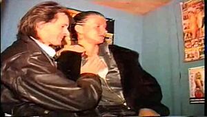 French Slut Enjoys Anal Orgy In Sex Shop