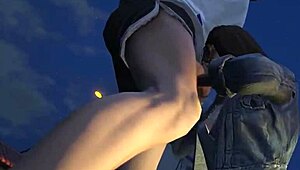 GTA5里线上角色车震拉皮条女