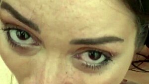 i'm moaning so loud while deep throating this monster cock