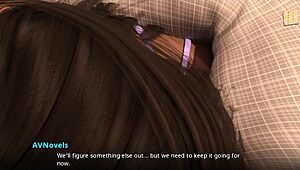 3D Anime Teen 18+ Blonde Gets Huge Tits