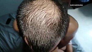 intense amateur threesome with raw gay action, bareback and anal fucking