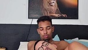 The white guy invited me to study, then dominated with black cock