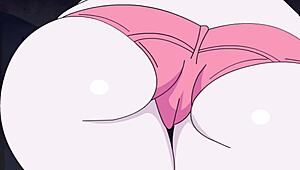 Mangle's big ass gets fucked in hentai