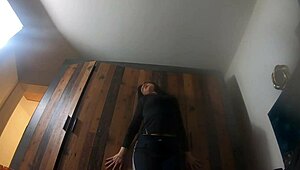 Milfycalla, sexy Latina beauty, starts morning with hot solo orgasm