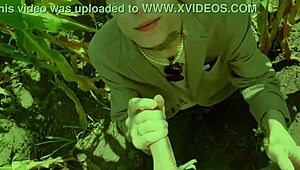 helping a twink friend out in the cornfield