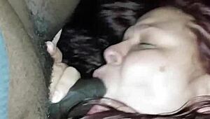 i deep throat that big black cock so wet and sloppy, but i mean deepthroat it good