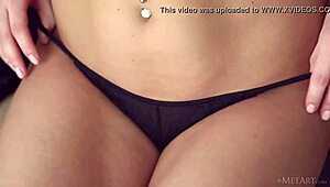 russian teen alexa day undresses showing big natural tits on metart 😍