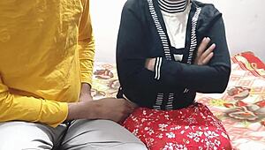 indian desi girlfriend gets her tight pussy drilled doggy style by boyfriend