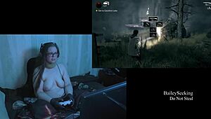 Naked Alan Wake Playthrough Part 10 with Big Tits!