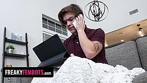 Big Titted Alyx Star Sex Robot Becomes Ultimate Cuddle Fembot in Hardcore German Scene.