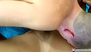 Brown haired twink sucks trimmed dick