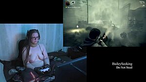 Naked Alan Wake Playthrough Part 10 with Big Tits!