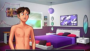 Summertime Saga: Stepsis Jenny Fucked Hard By Stepbro's Huge Cock In Dorm Scenes Part 1